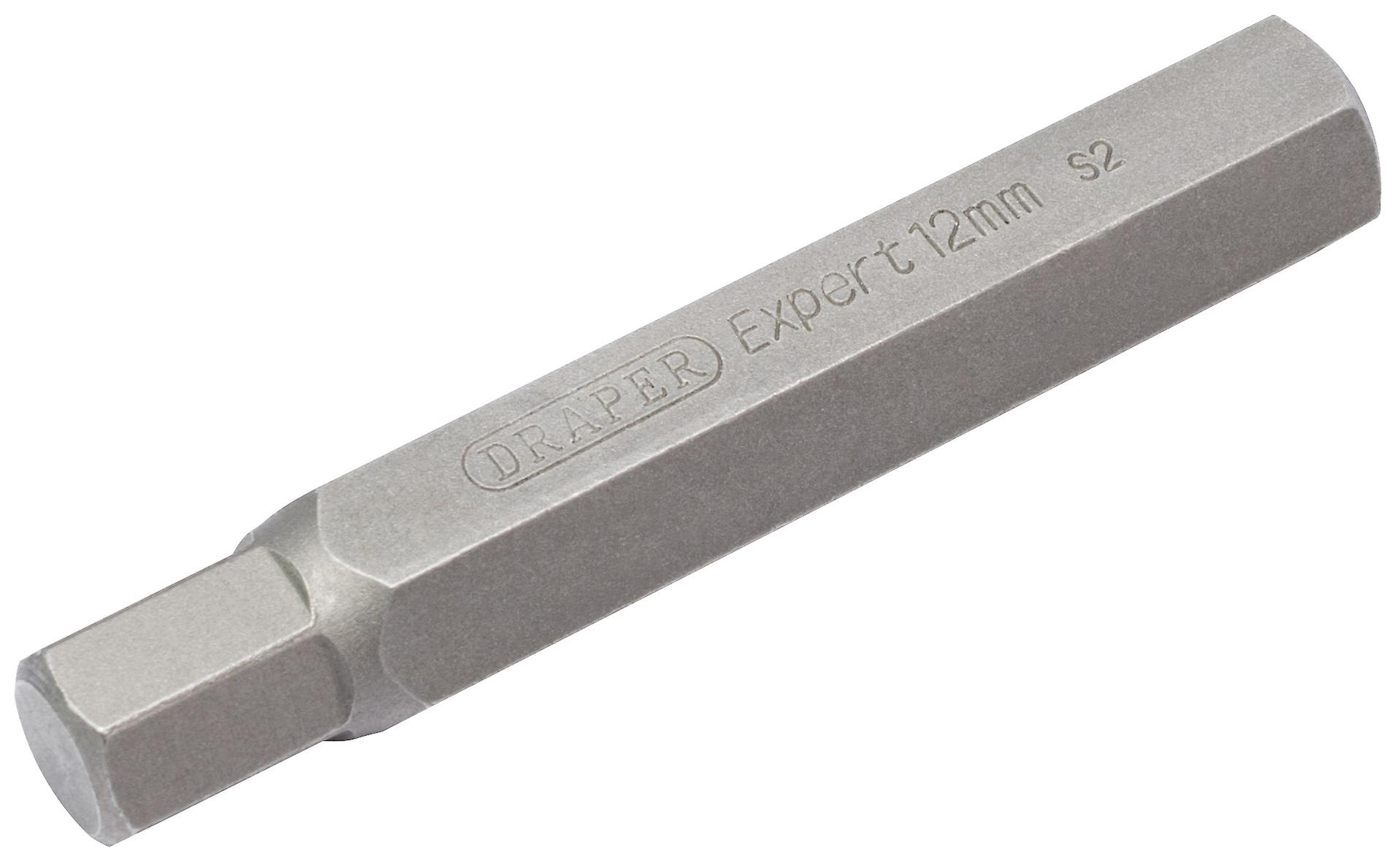 Draper 33338 Expert 12mm x 75mm Hexagonal 10mm Insert Bit