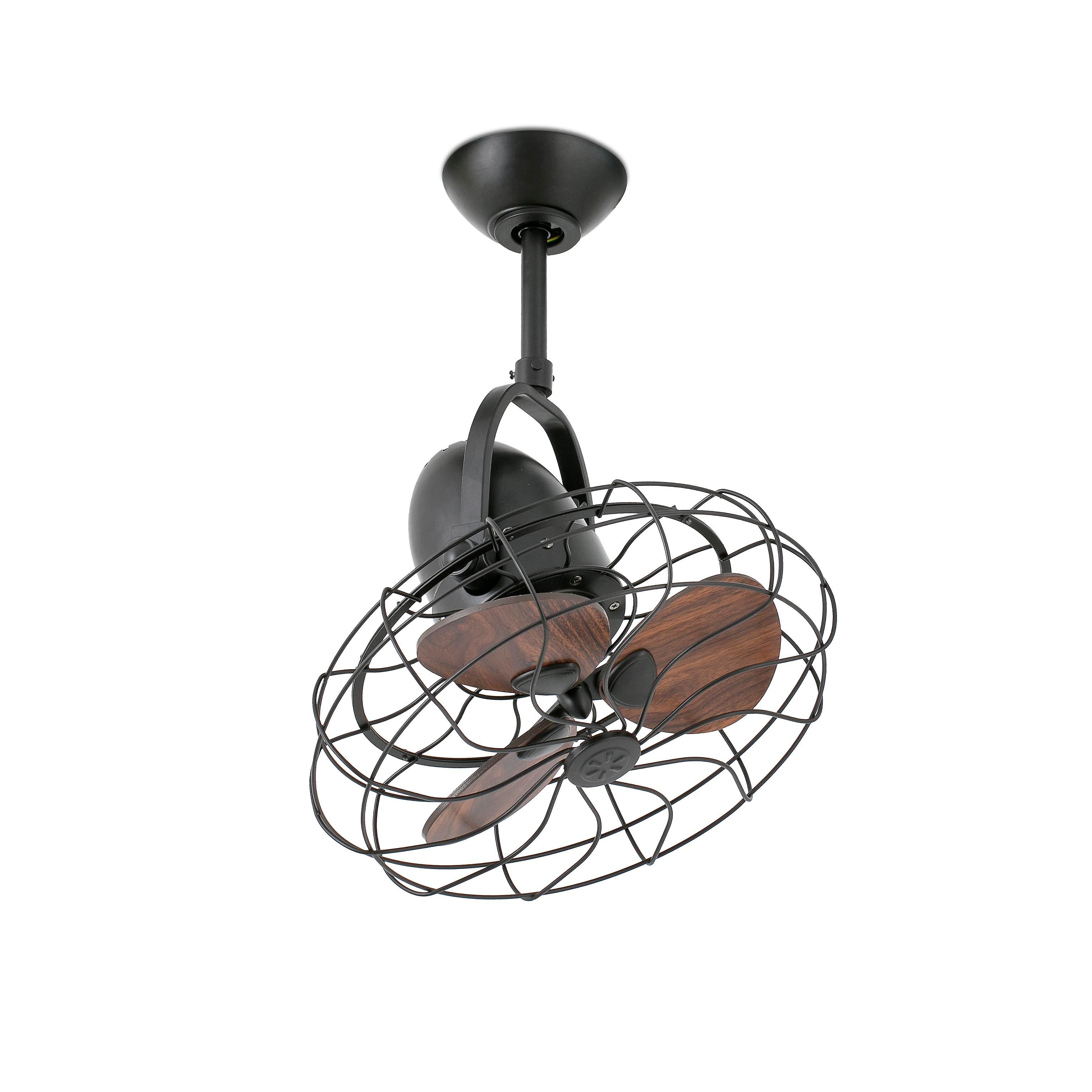Ceiling fan Keiki Brown with wall control