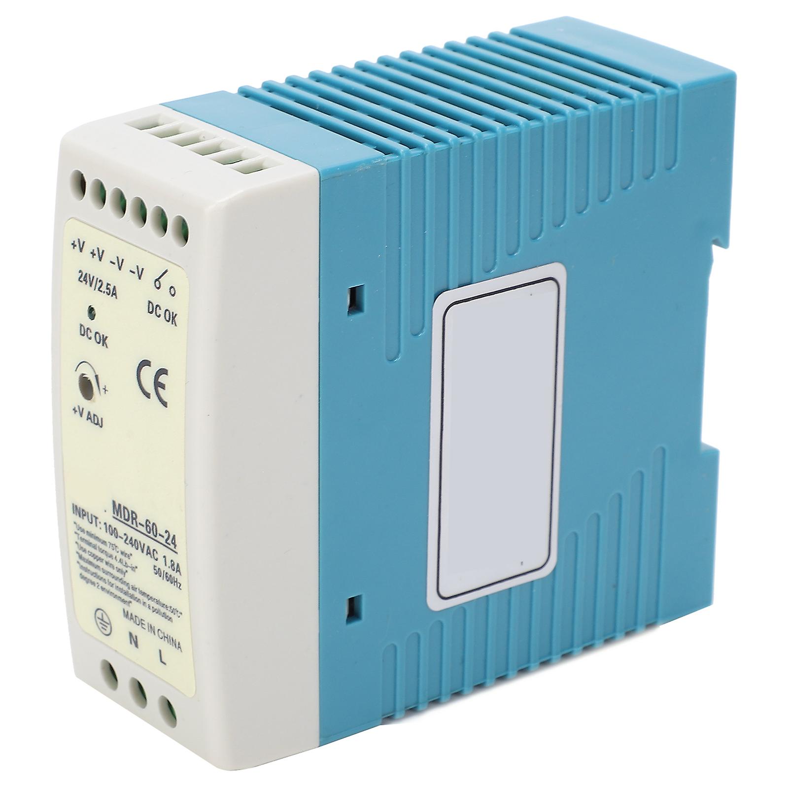 Risegun BERM Switching Power BERM Switching Power Supply MDR-60-24 60W 2.5A 100-240VAC Input