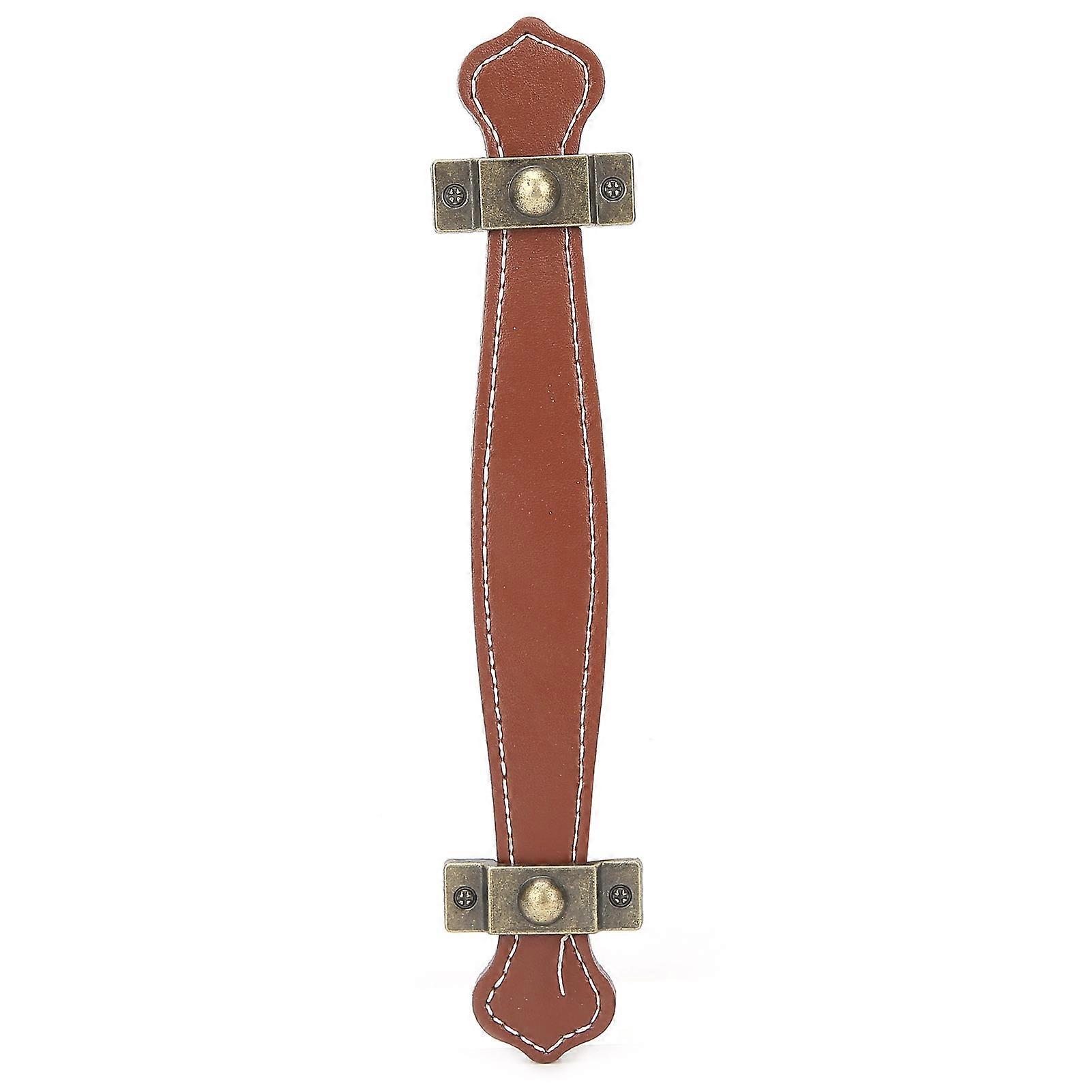 Artificial leather furniture handle, for drawer, cabinet, door, suitcase