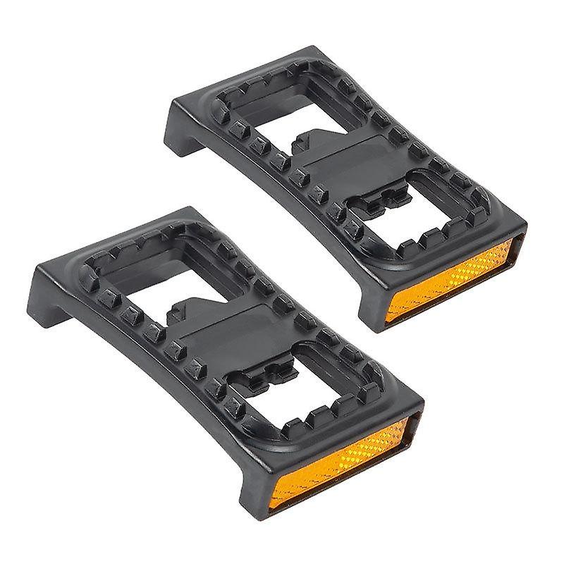 Pedal parts from bicycle cleats to flat pedals