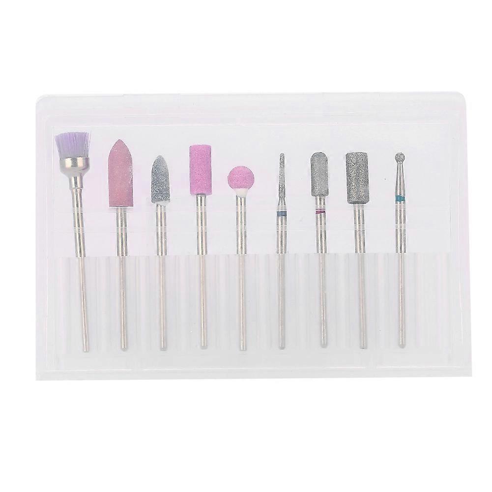 Emery Nail Drill Bits, Polishing Tools, Grinding Head, Manicure Drills Machine