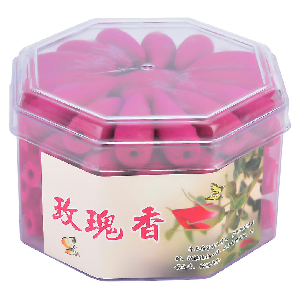 Backflow Tower Shape Agilawood Incense Cone with Natural Raw Material (Rose)