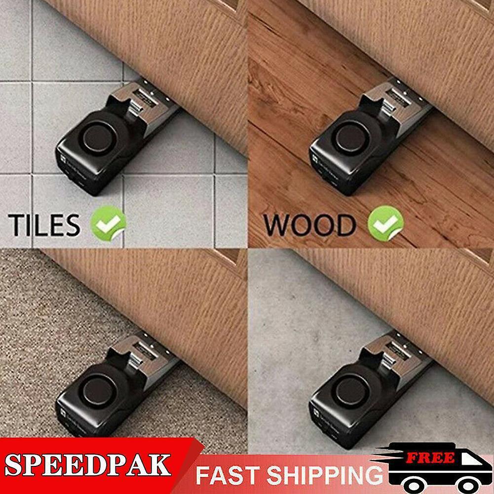 120dB Home Security Wedge Door Stop Alarm System Device Intruder P2Z1