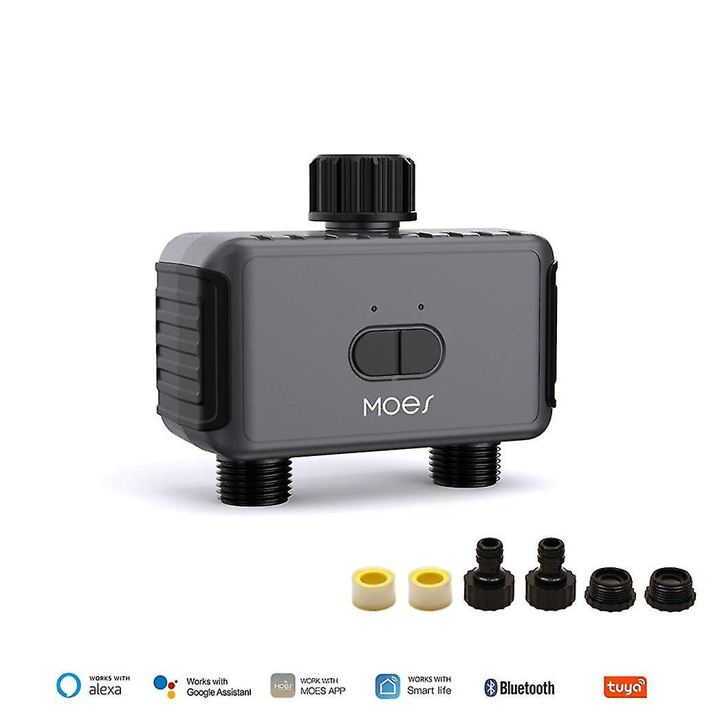 Bluetooth Sprinkler Water Timer 2 Way Rain Delay Filter Washer Programmable Automatic Irrigation Controller