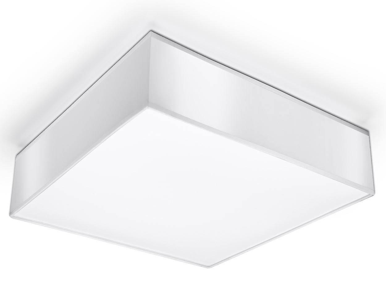 Sollux HORUS - 2 Light Flush Square Ceiling Light White, E27