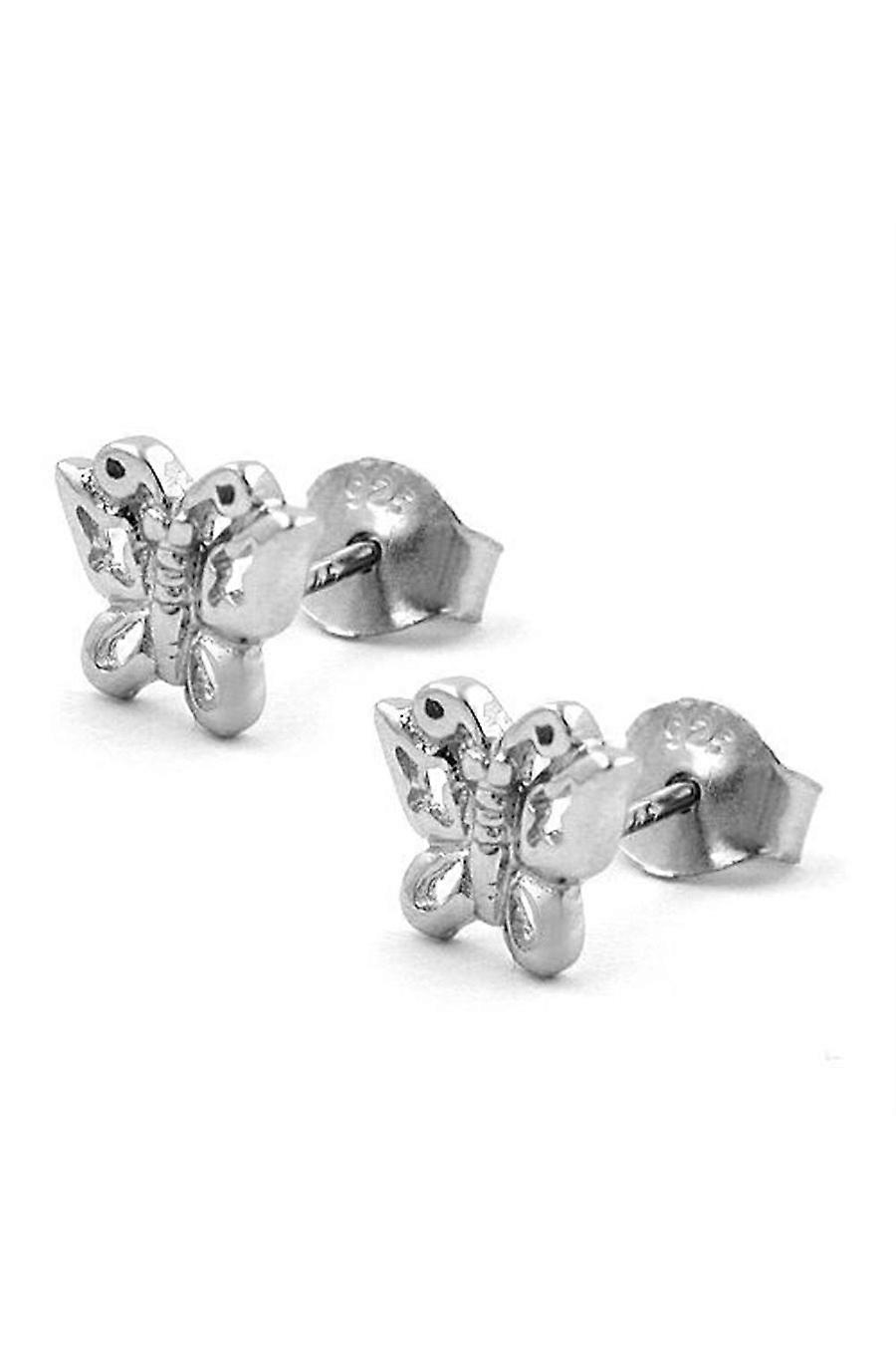 Earring Studs Butterfly Silver 925 - Gl91150