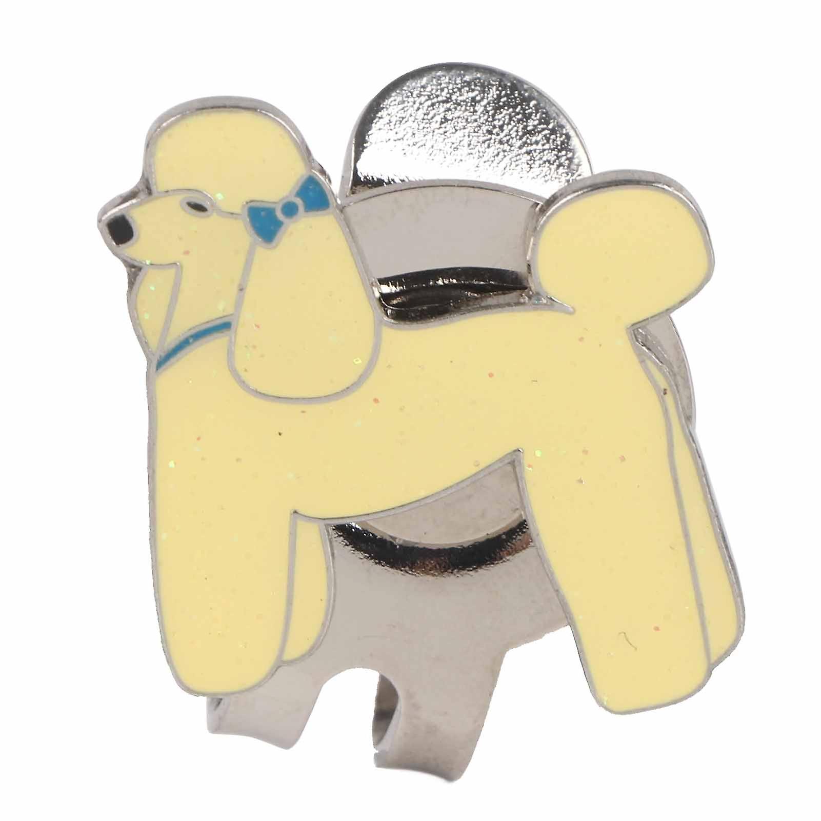 Durable Stainless Steel Golf Hat Cap Clip with  Marker Accessory Dog