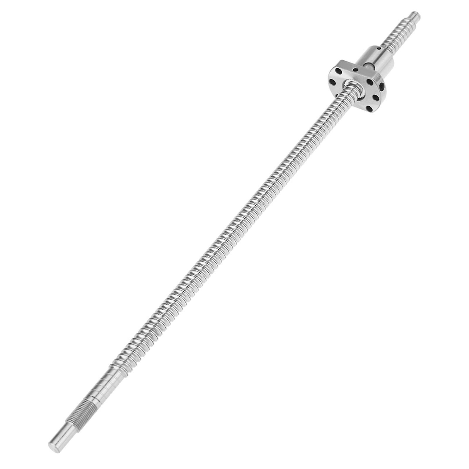 SFU1204 400mm Rolled Ball Screw, Anti-Backlash Ball Nut Without Side Supports