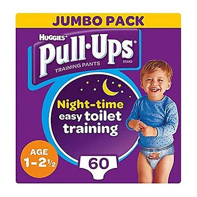 Huggies Pull-Ups Potty Training Pants for Boys, Medium, 1-2.5 Years (60 Pants)