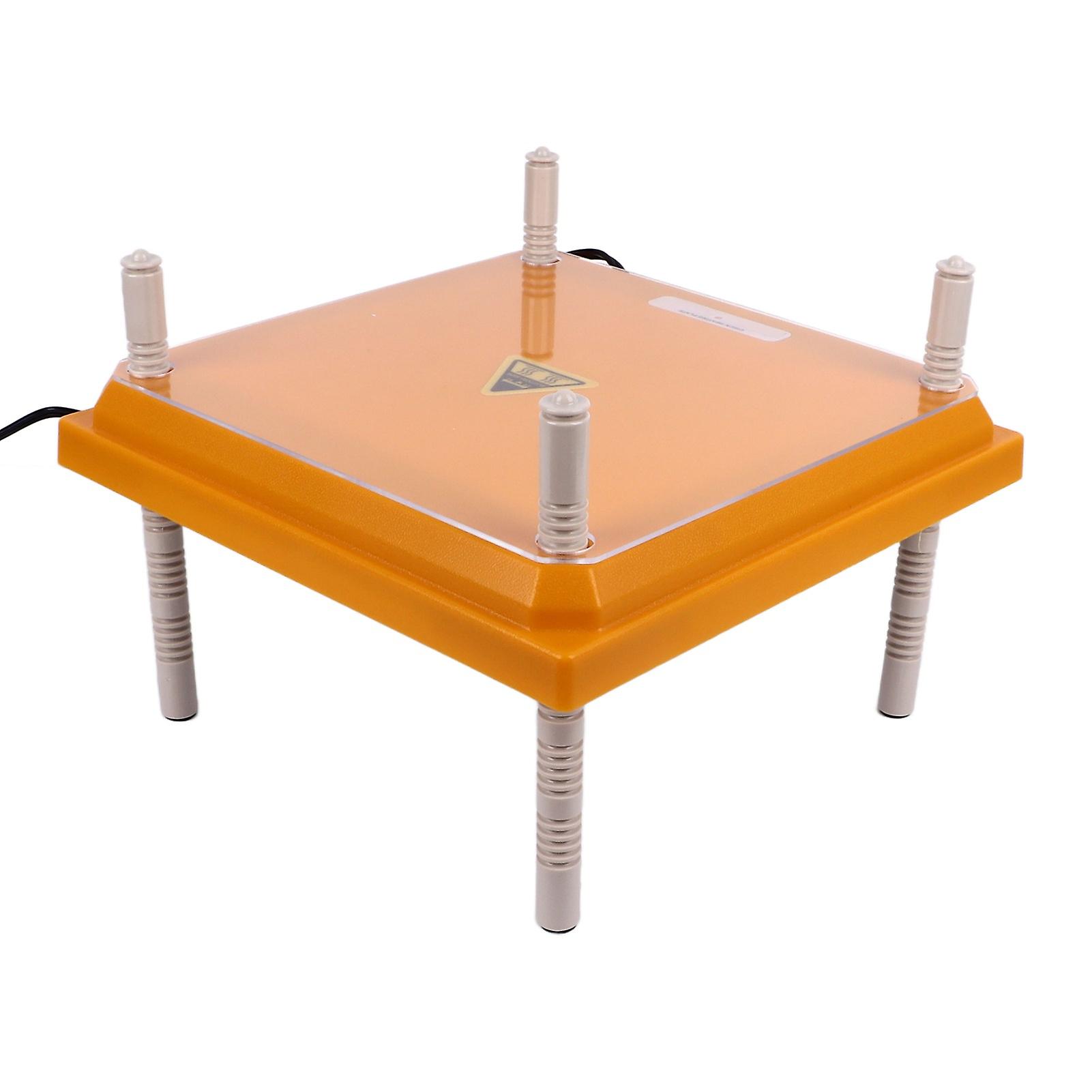 Chicken Brooder Heater Plate 10x10 Inch Brooder Heater with Dust Shield for Chicks Keep Chicks Warm Cozy EU Plug 220V Yellow