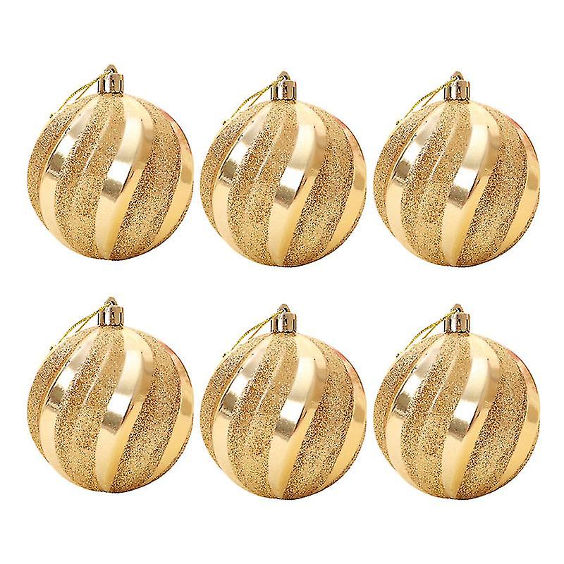 6pcs Christmas Glitter Balls