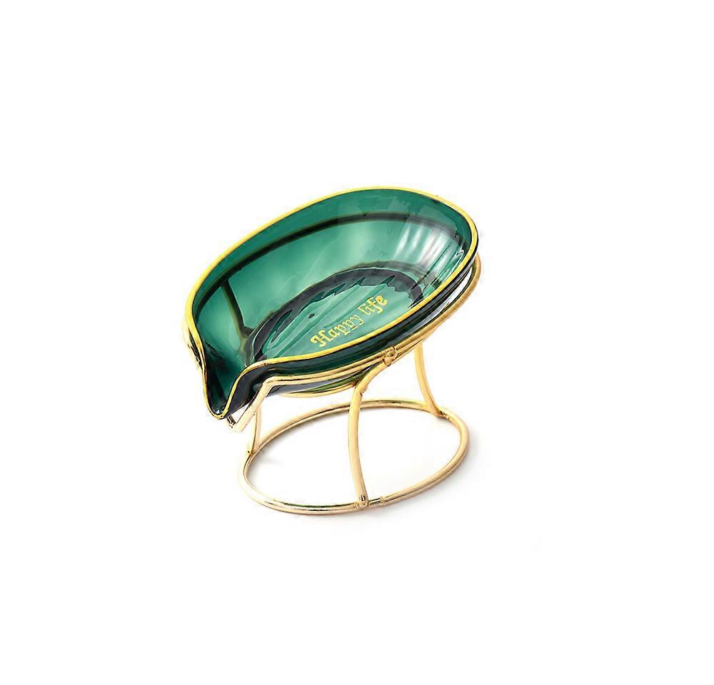 Replacement glass soap dish Ellipse green transparent
