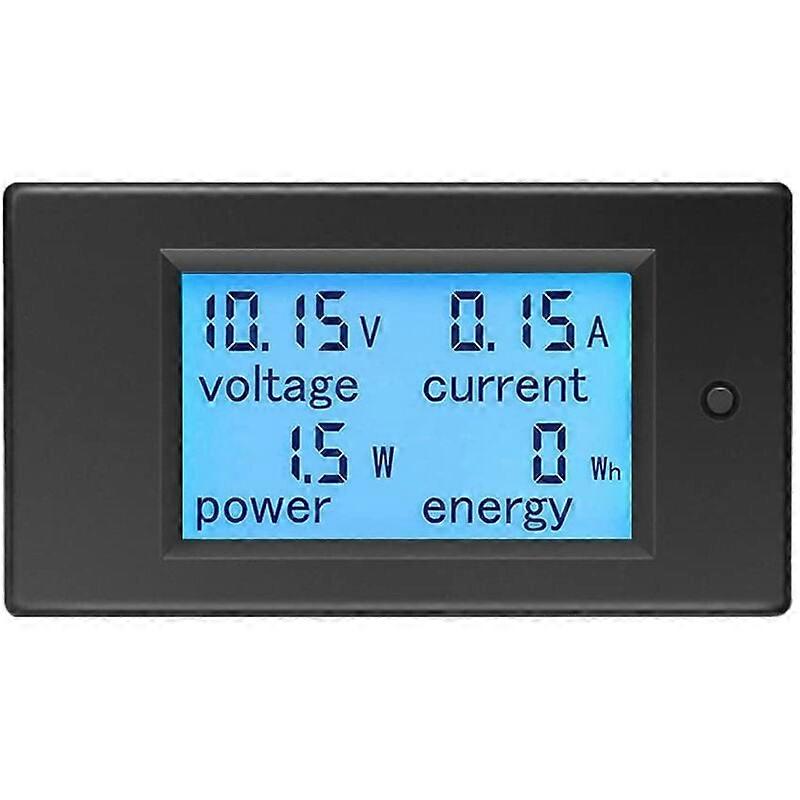 Voltmeter Amperemeter DC 6.5-100V 20A, Voltage Meter Wattmeter Tester Voltage Current Power Energy Digital LCD Energy Meter