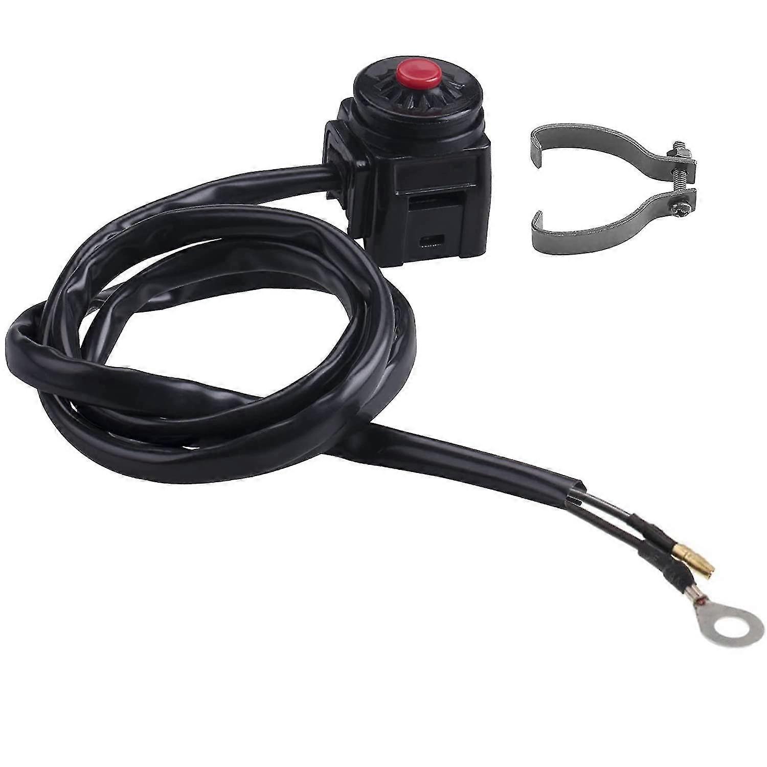 1 Pc Universal Motorcycle Switch Handlebar Motorcycle Kill Stop Switch Horn Button 22mm (7/8")