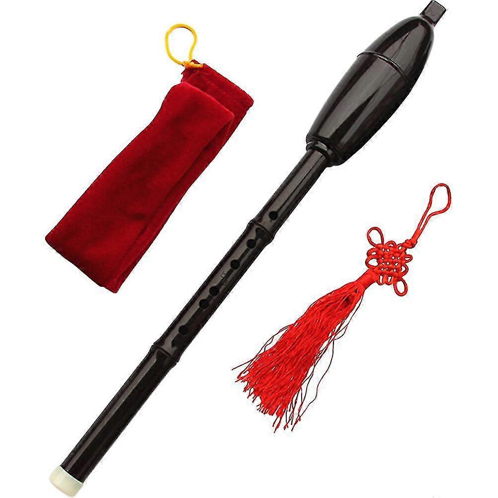 1 Set Of Practical Traditional Folk Wind Instrument Bawu With Storage Bag Resin Instrument(b Flat)