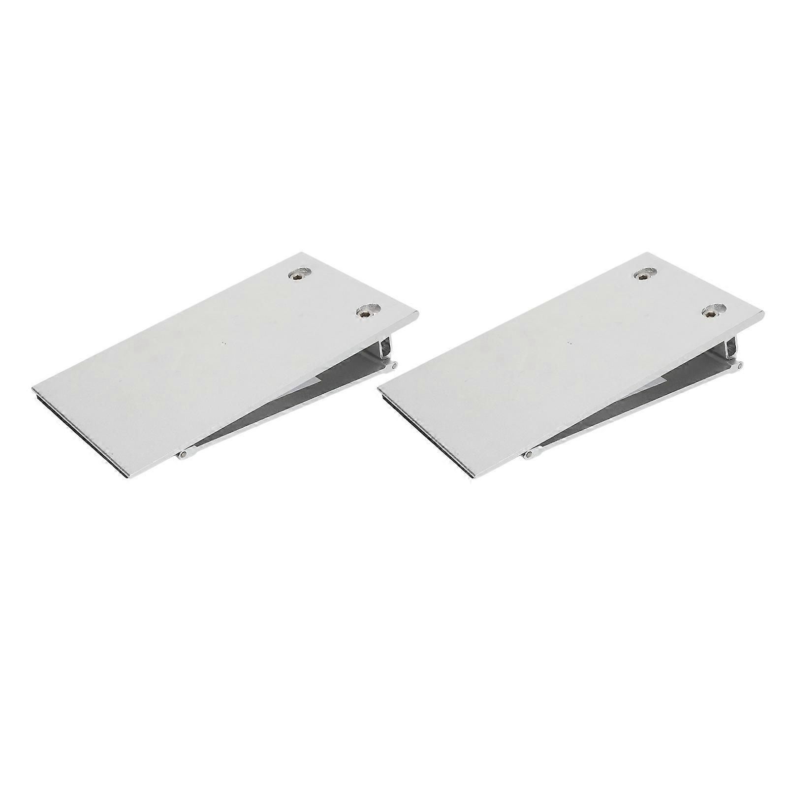 1 زوج عتبة منحدر دخول كرسي متحرك سبائك الألومنيوم قابل للتعديل التنقل عتبة الوصول منحدر للحمام المنزلي