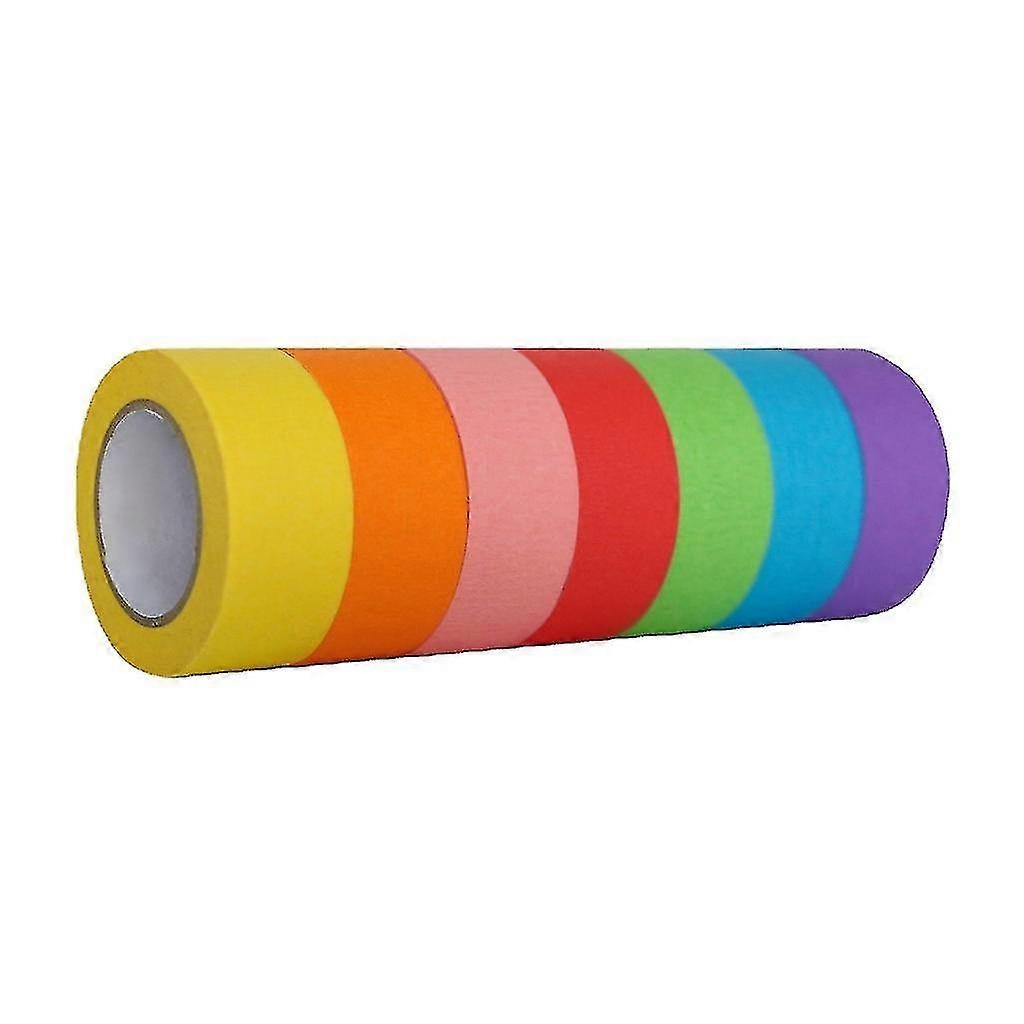 Colored Masking Tape Multi Pack Colorful Craft Tape Vibrant Rainbow Tape