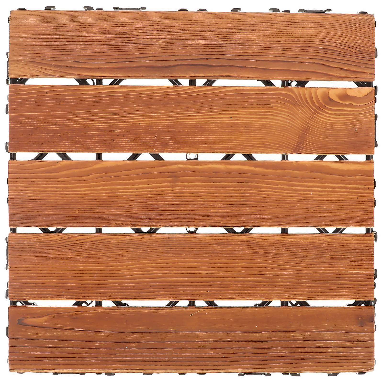 Balcony Deck Tile Patio Deck Tile Outdoor Flooring Decoration Multipurpose Interlocking Tile