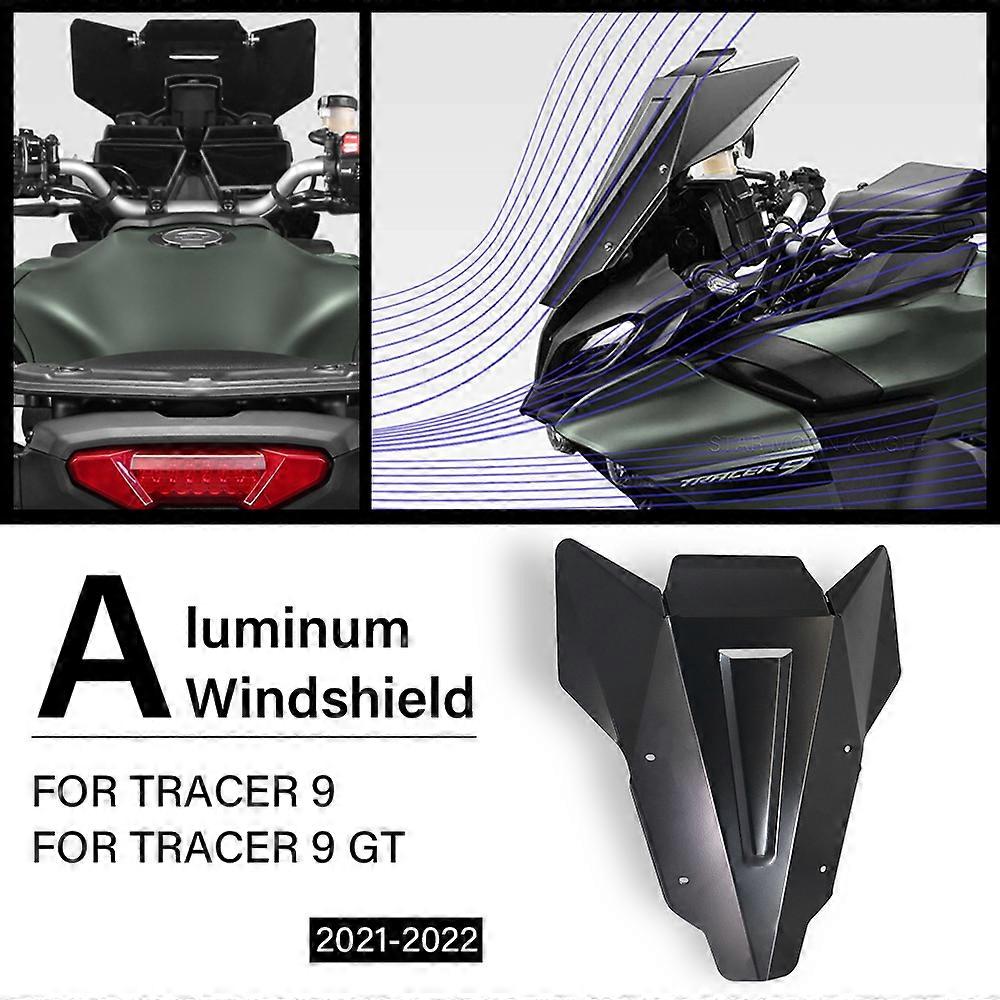 Motorcycle Windshield For Yamaha Tracer 9 GT 9GT Tracer9 Tracer9gt 2022 CNC Windscreen Fairing Adjustable Wind Shield Deflector