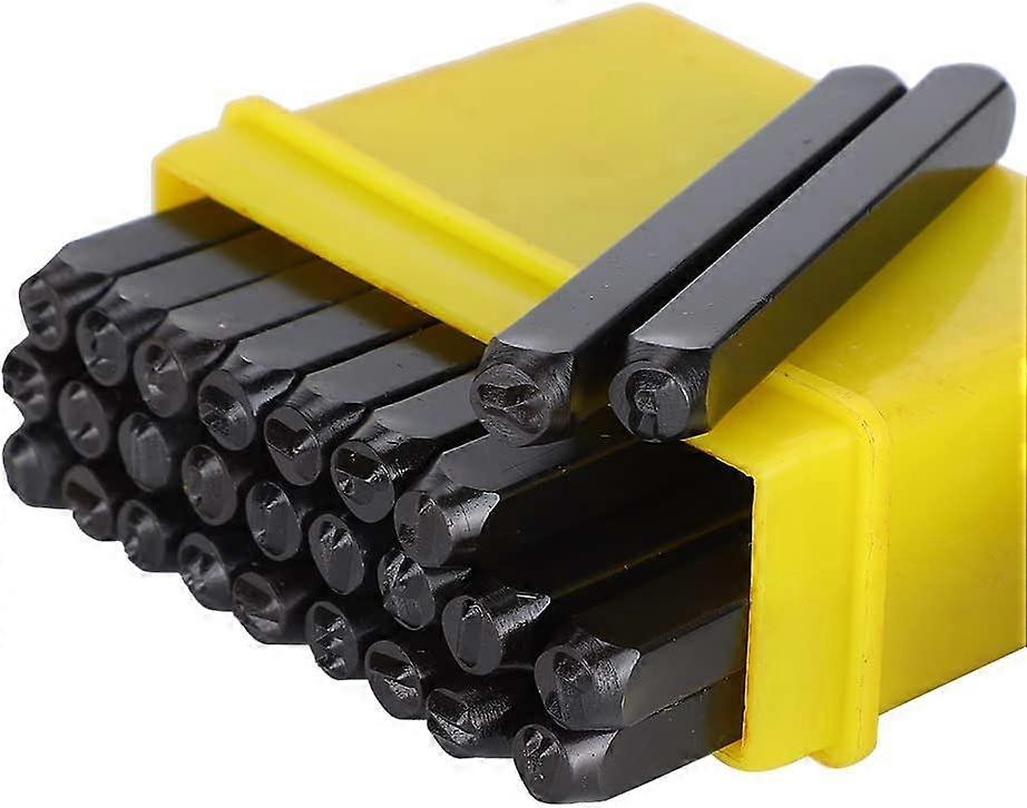 Carbon Steel Stamp Tool Set with 09 Number and AZ Letter Punching Tools for Imprinting Metal(5mm)