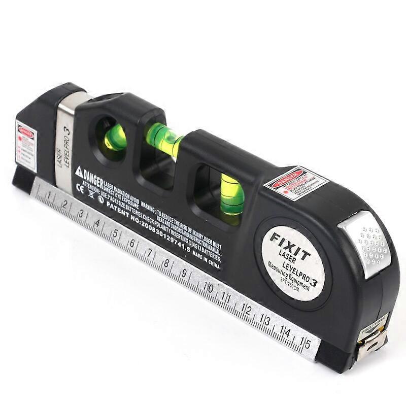 Laser Level Tool, Multipurpose Standard Cross Line Laser nivå Laser Line leveler Beam Tool