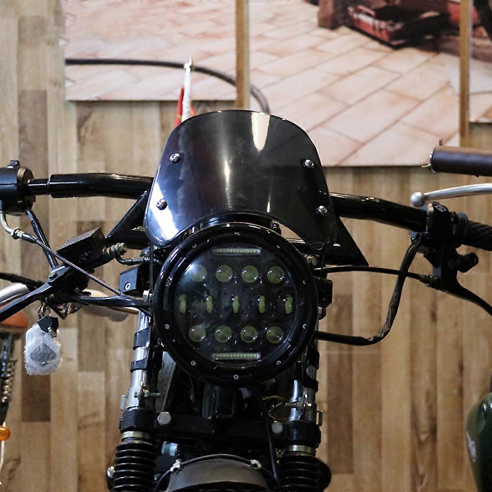 5-7 inch for Honda Kawasaki Suzuki Wind Deflector Motorcycle Headlight Windshield