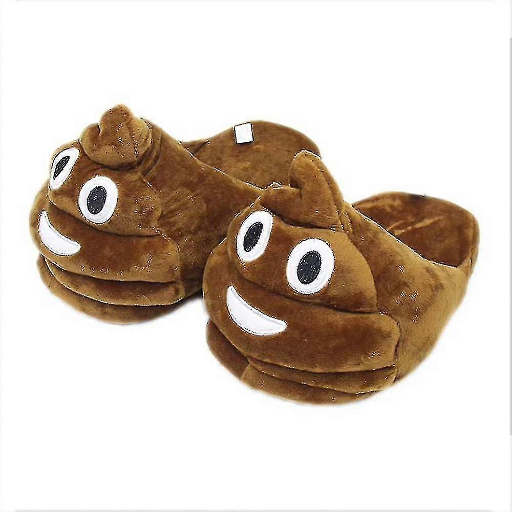 うんこスリッパファジーぬいぐるみうんこ靴 10代の若者のための面白い衣装 大人 38-44 Onesize_y