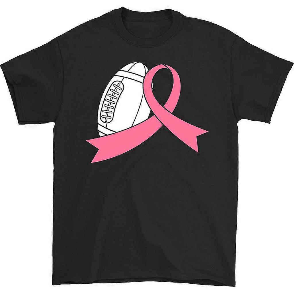 Fotball rosa sløyfe T-skjorte