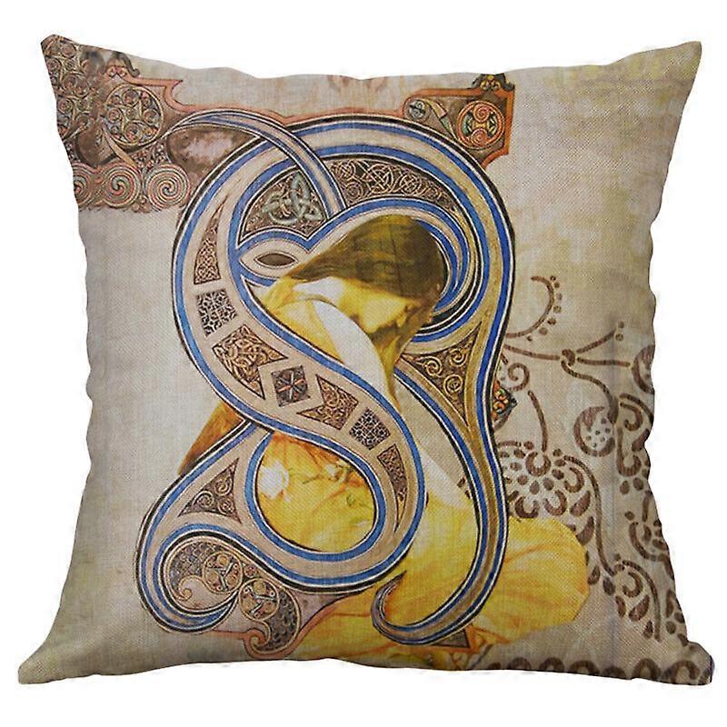 コットンリネンオリジナリティプリント枕カバーソファ家の装飾クッションカバーデザイン485jpjcjh