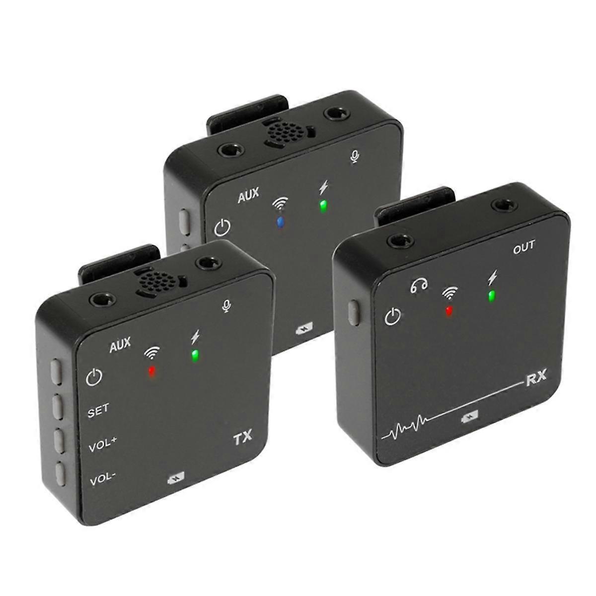 Audio Wireless Lavalier Microphone for GO PRO II Camera Interview Live Recording for Mobilephone PC