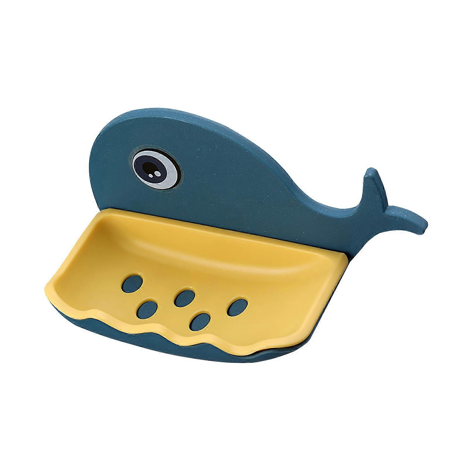 1PC Perforated Soap Dispenser Bathroom Soap Dish Wall-mounted Shelf