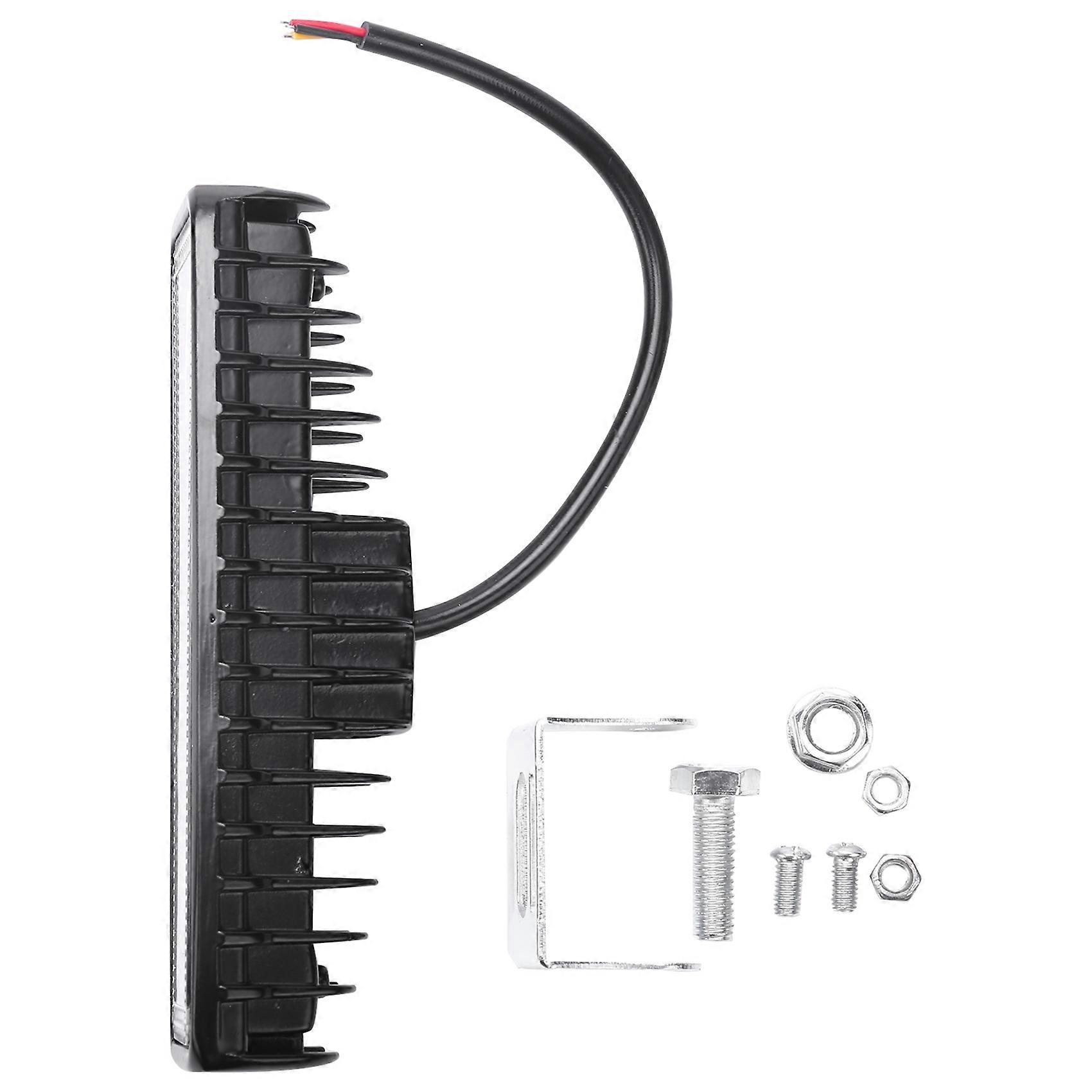 48W Strobe Flash Work Light Led Light Bar White Yellow For Offroad Atv Suv Motorcycle Truck Trailer