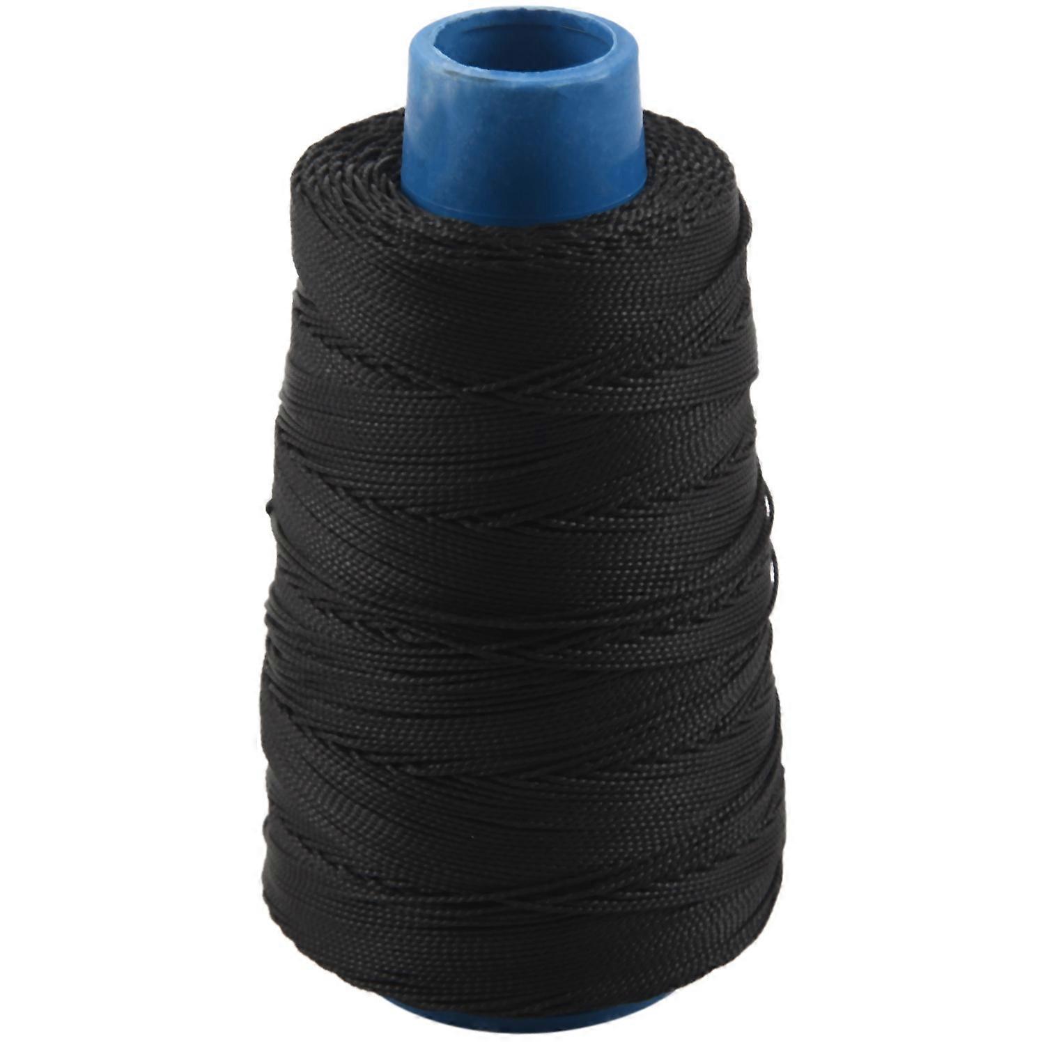 400m 80lbs Nylon Twisted Bowstring Thread Fishing String Sewing Cord Kite Line, Black