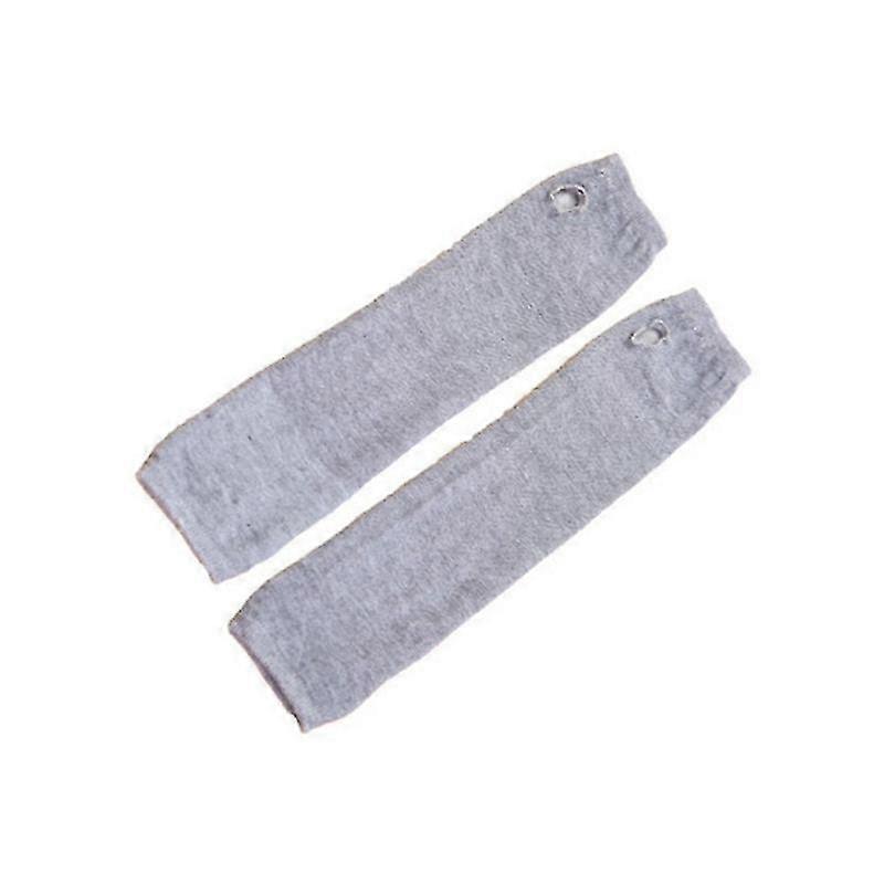 Autumn/winter Long Arm Warm Fingerless Cuff Sleeves With Long Solid Color