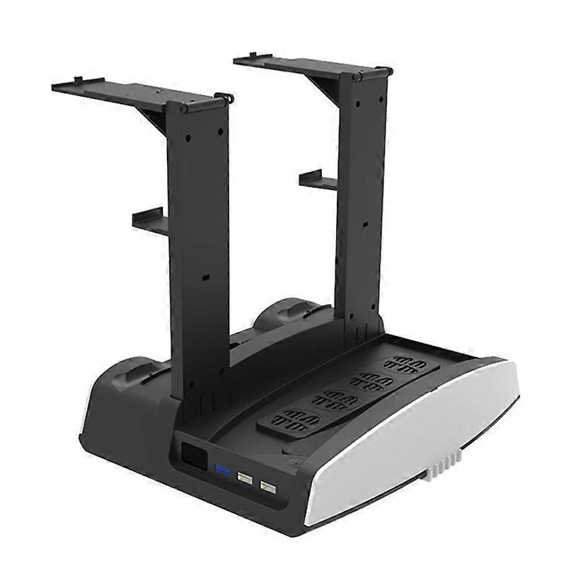 Maniglia Doppio Caricatore Host Raffreddamento Ventola Base Auricolare Disco Rack Di Archiviazione Per PS5 DE / UHD