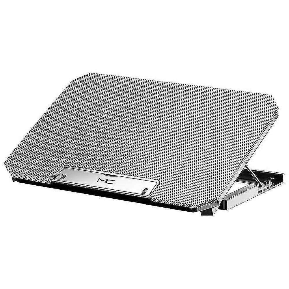 Two Usb Cooling Pads Quiet Wind Speed Adjustable Notebook Lift Bracket Cooling Base Bracket For 12-16 Inch Notebook,white
