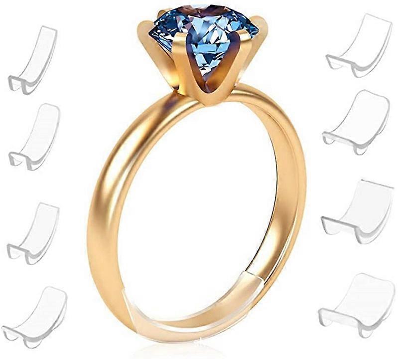 8pcs Ring Size Adjuster Invisible Ring Size Adjuster Ring Size Adjustment