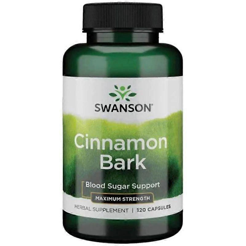 Swanson Cinnamon Bark Maximum Strength Capsules 120
