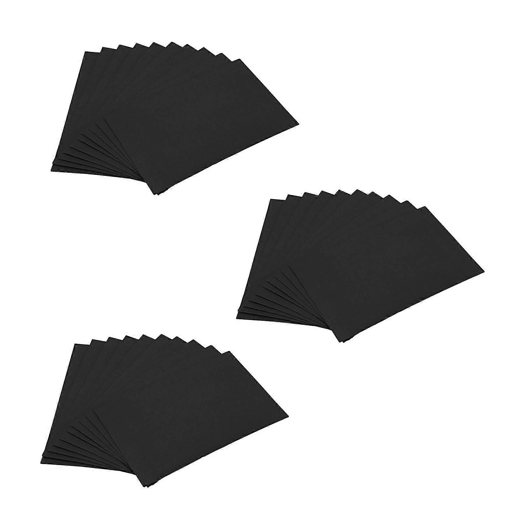 30pcs Black Paper Envelope Plain And Plain Postcard Bag