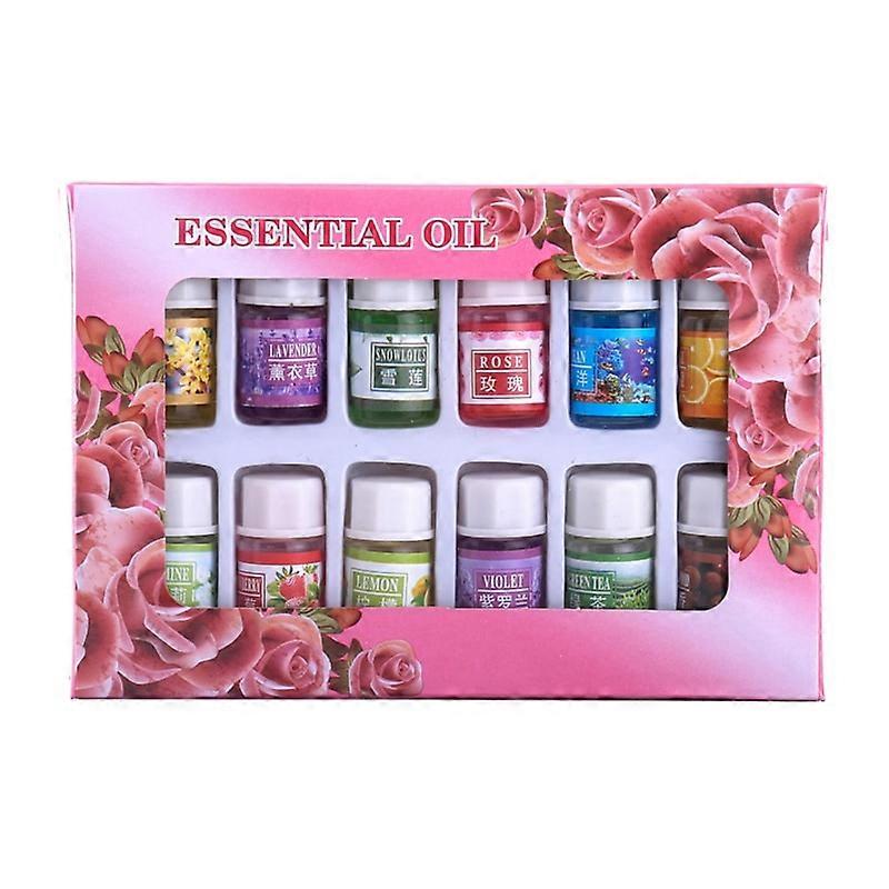 12pcs Aromatherapy Essential Oil Water-soluble Dropper Essential Oi for