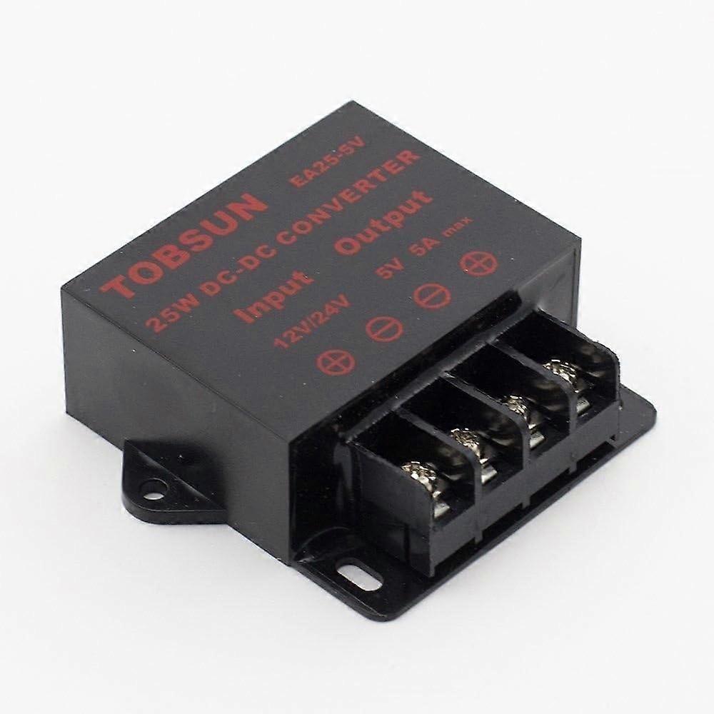 Wandler DC-DC-Netzteil-Transformator Stufe 12V ~ 24V auf 5V 5A 25W DC-Abwärtswandler einstellbar für LED-Anzeigen