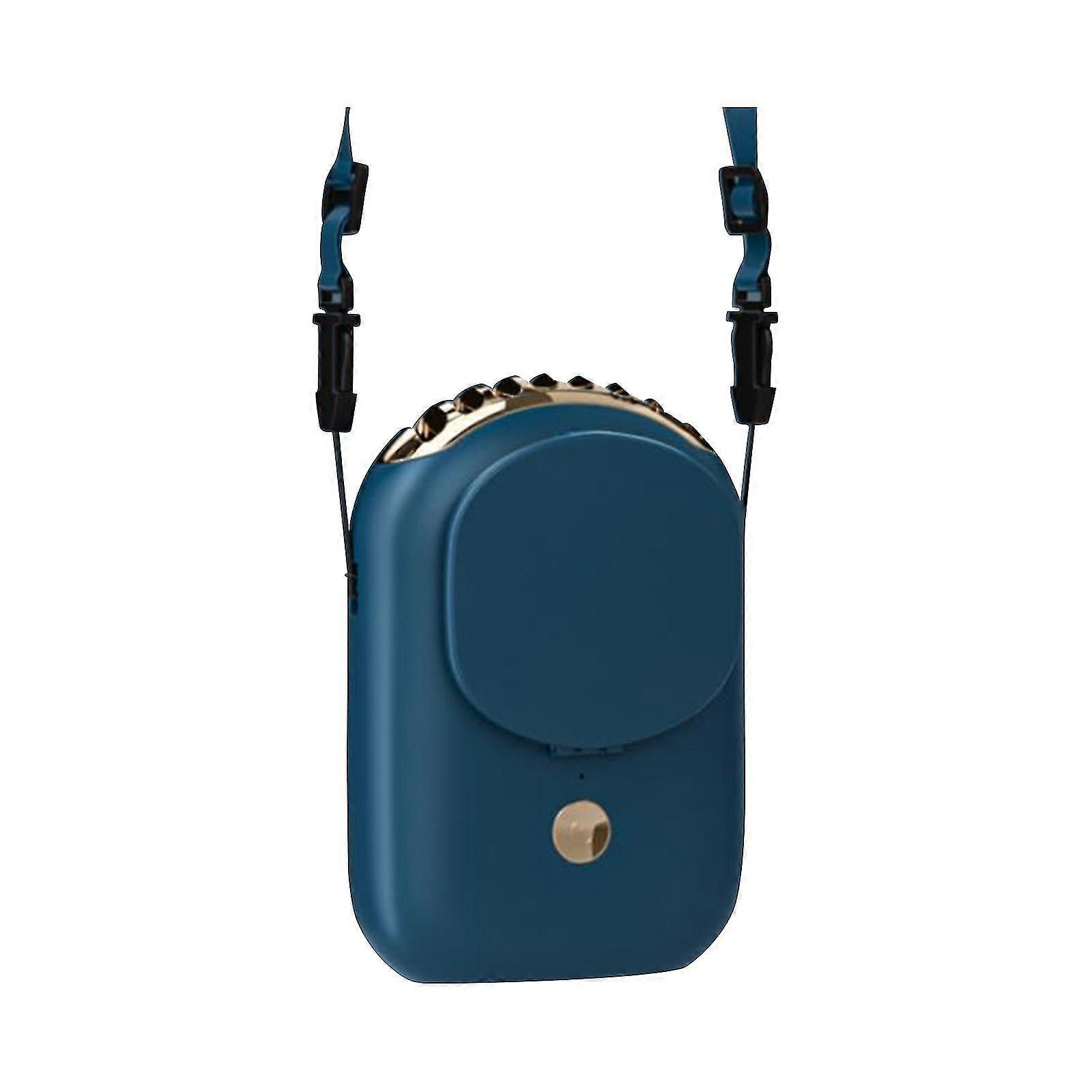 Usb Rechargeable Hanging N Eck Fan With Vanity Mirror Desktop Fan