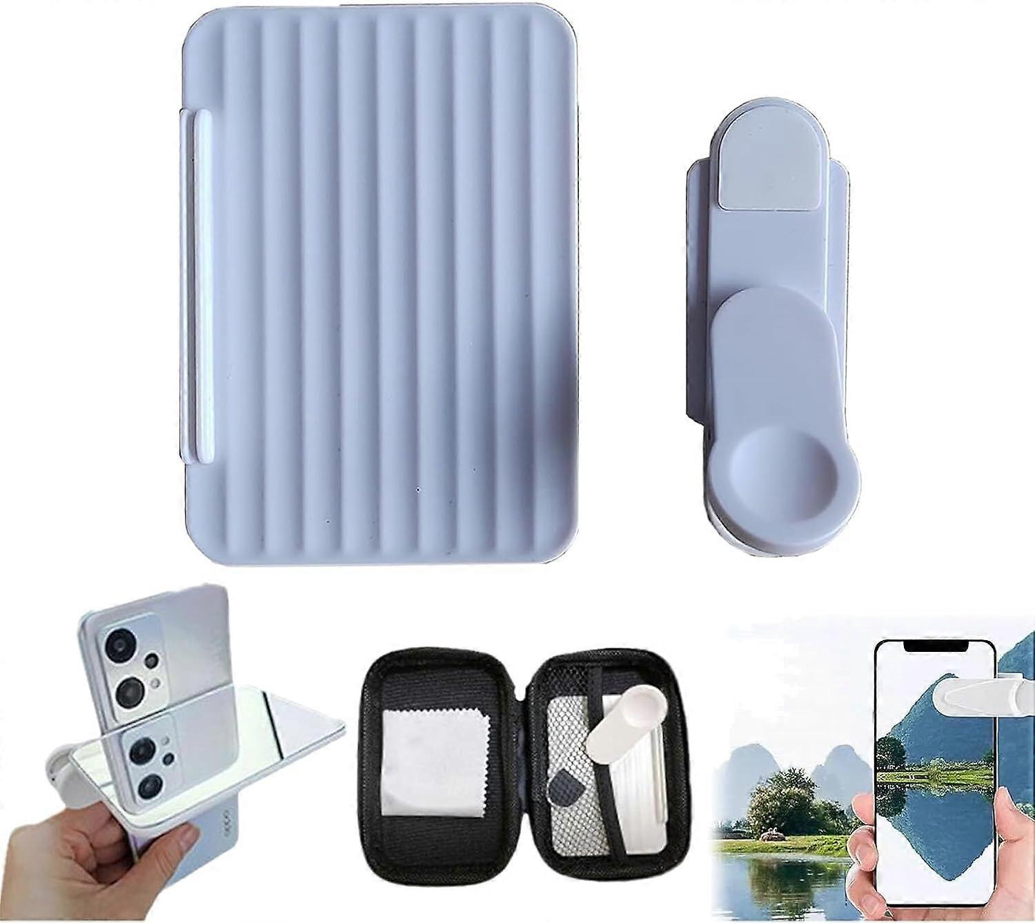 Smartphone Camera Mirror Reflection Clip Kit - 2023 New Adjustable Phone Camera Clip with Mirror Reflection - Capture Perfect Selfies and Amazing Phot