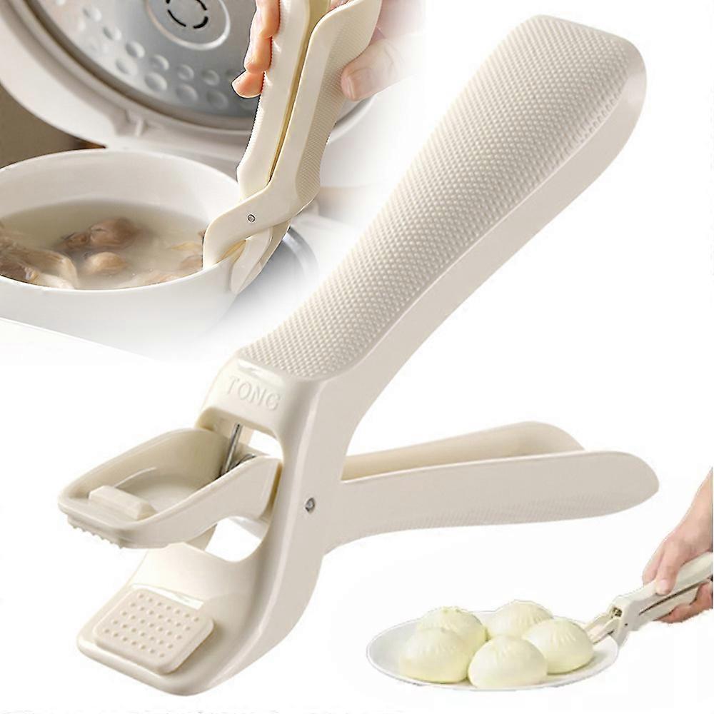 Anti-Scald Bowl Clip, Multi-Function Hot Dish Gripper Clip Bowl Plate Clamp Non-Slip Heat Insulation Tongs Holder Kitchen Tool