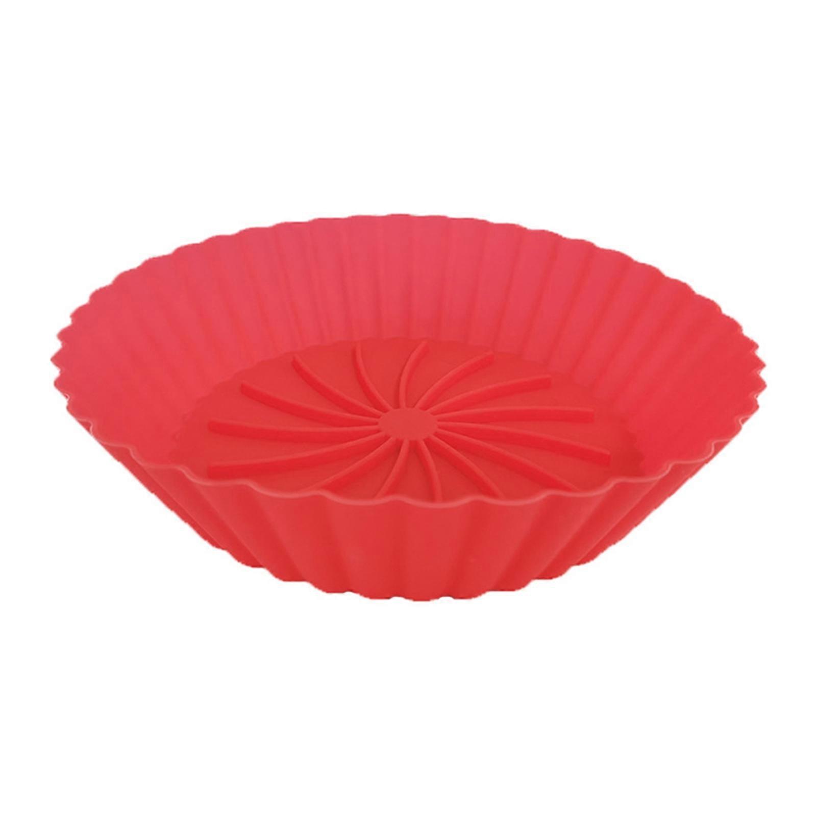 Fryer Liner Paper Food Grade Heat-Resistant Silicone Fryer Pot Liner Round Baking Pad Roasting Tools for Home  KAESI