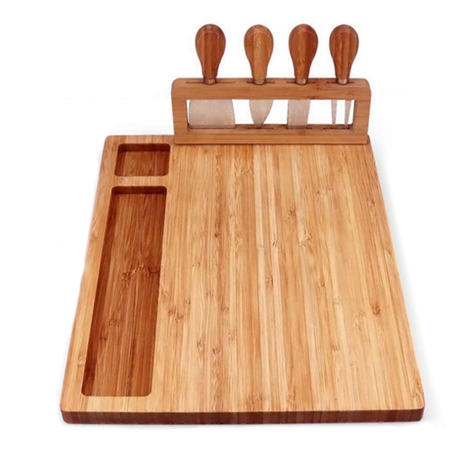 Cheese Board Eco-friendly Non-stick Wood Serving Charcuterie Board for Home KAESI