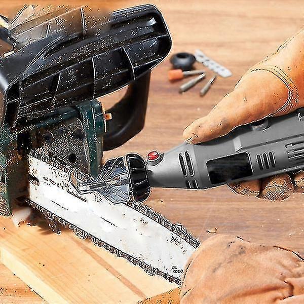Electric Grinder Chain Saw Sharpening Attachment Sharpener Guide Drill Adapter