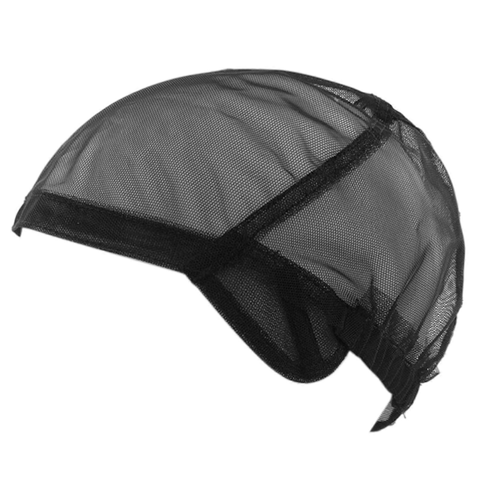 Black Lace Net Wigs Caps Hat Stretchable Lightweight Wig Accessories Thin M