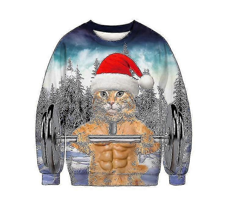 2023 Ugly Christmas Sweater 3d Print Funny Xmas Pullover Hoodie Sweatshirt Men Women Holiday Party Autumn Sweaters Jumpers Tops